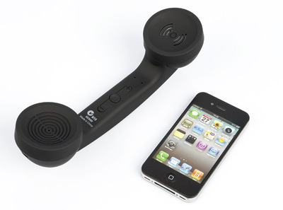 【廠家原裝無線藍(lán)牙防輻射復(fù)古大話筒聽筒 手機(jī)防盜電話聽筒耳機(jī)】價(jià)格,廠家,圖片,手機(jī)免提設(shè)備,深圳市新勢力高科技-